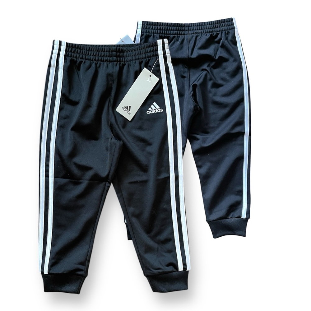 NWT Adidas Kids' 3-Stripes Joggers pants in Black size 3T new